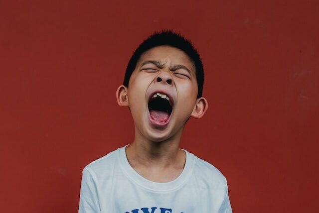 Child screaming